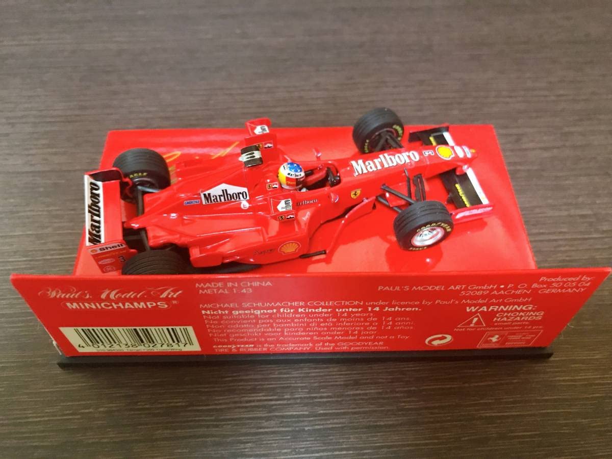 Amazon | 1/43 MINICHAMPS 【Marlboro】 フェラーリ F300#3 M